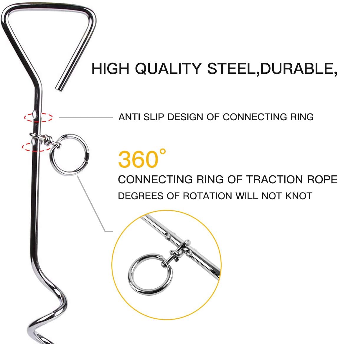 Cable de amarre con estaca