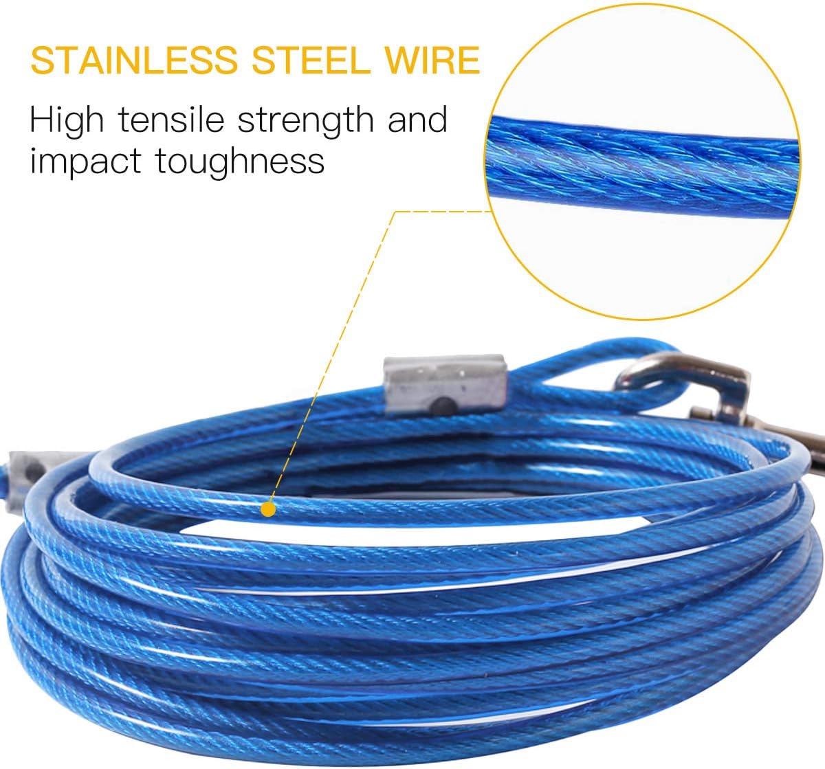 Cable de amarre con estaca