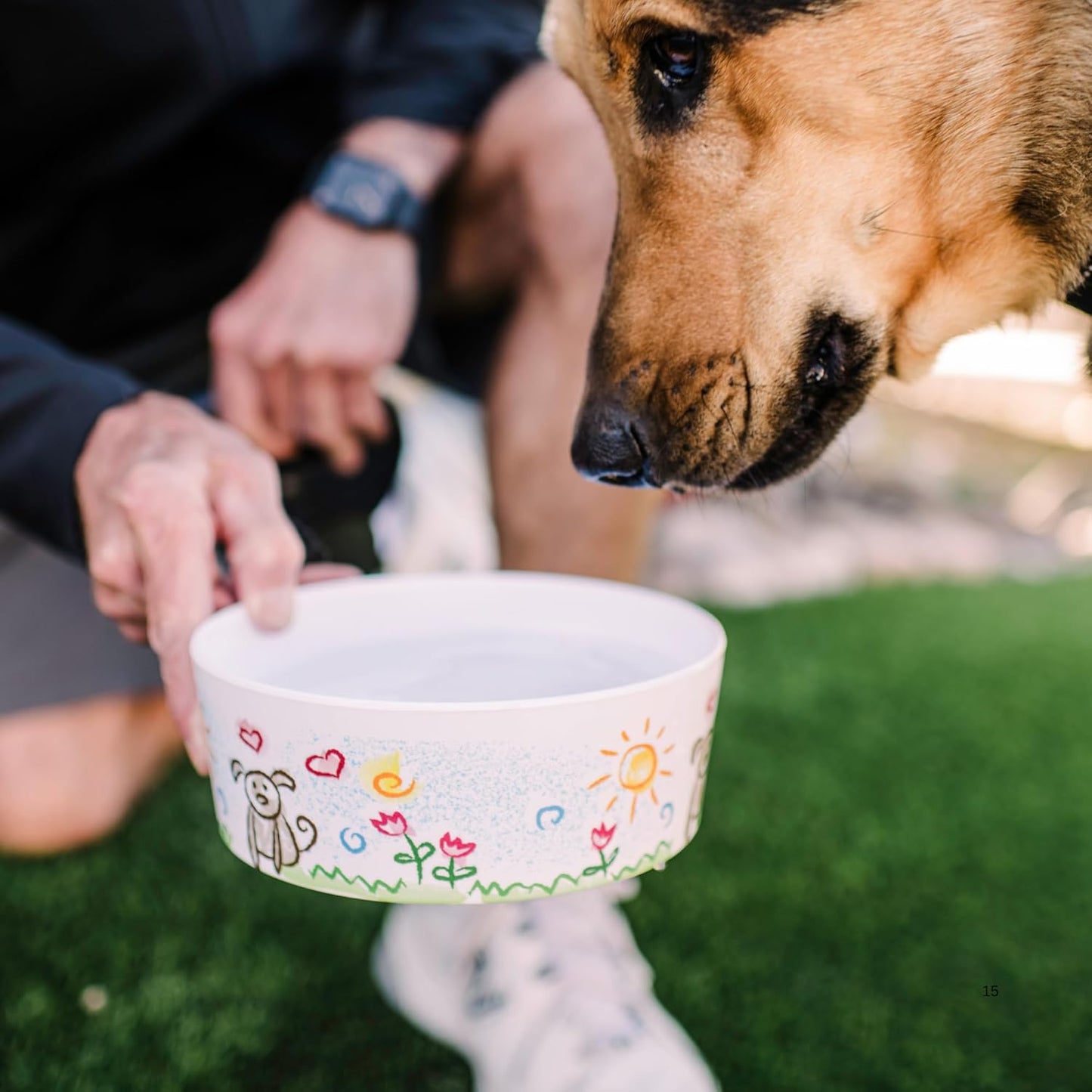 Plato de alimentación "Puppy Forever"