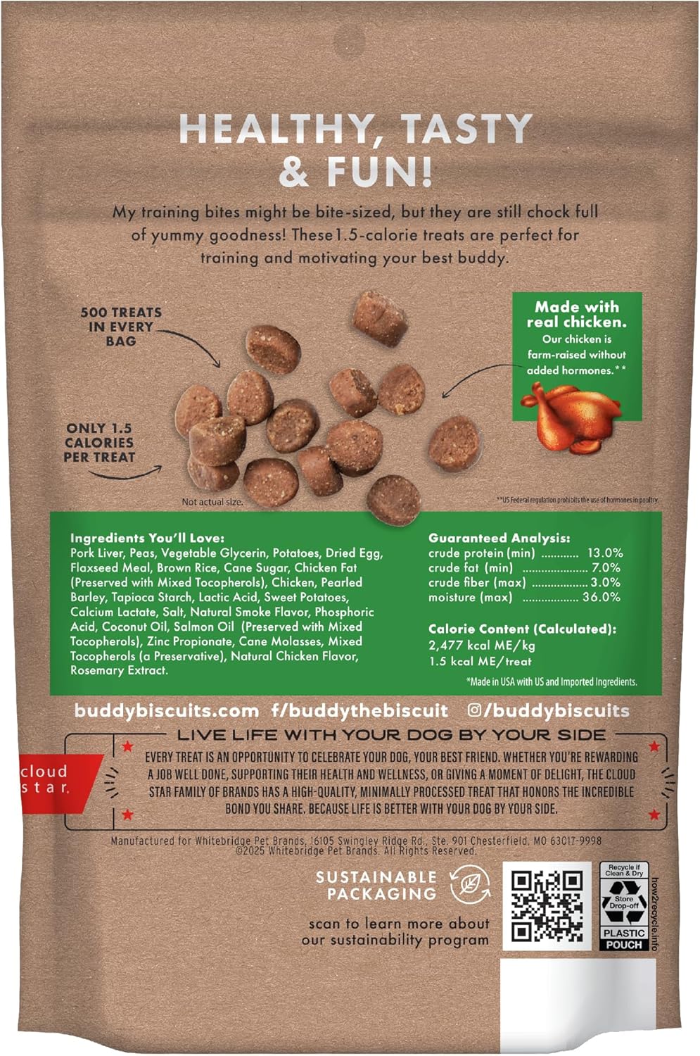 Premios Training Bites de Pollo