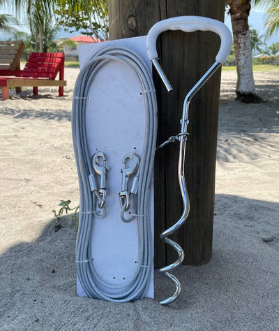 Cable de amarre con estaca