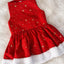 Vestido de estrellas con ruedo acolchado