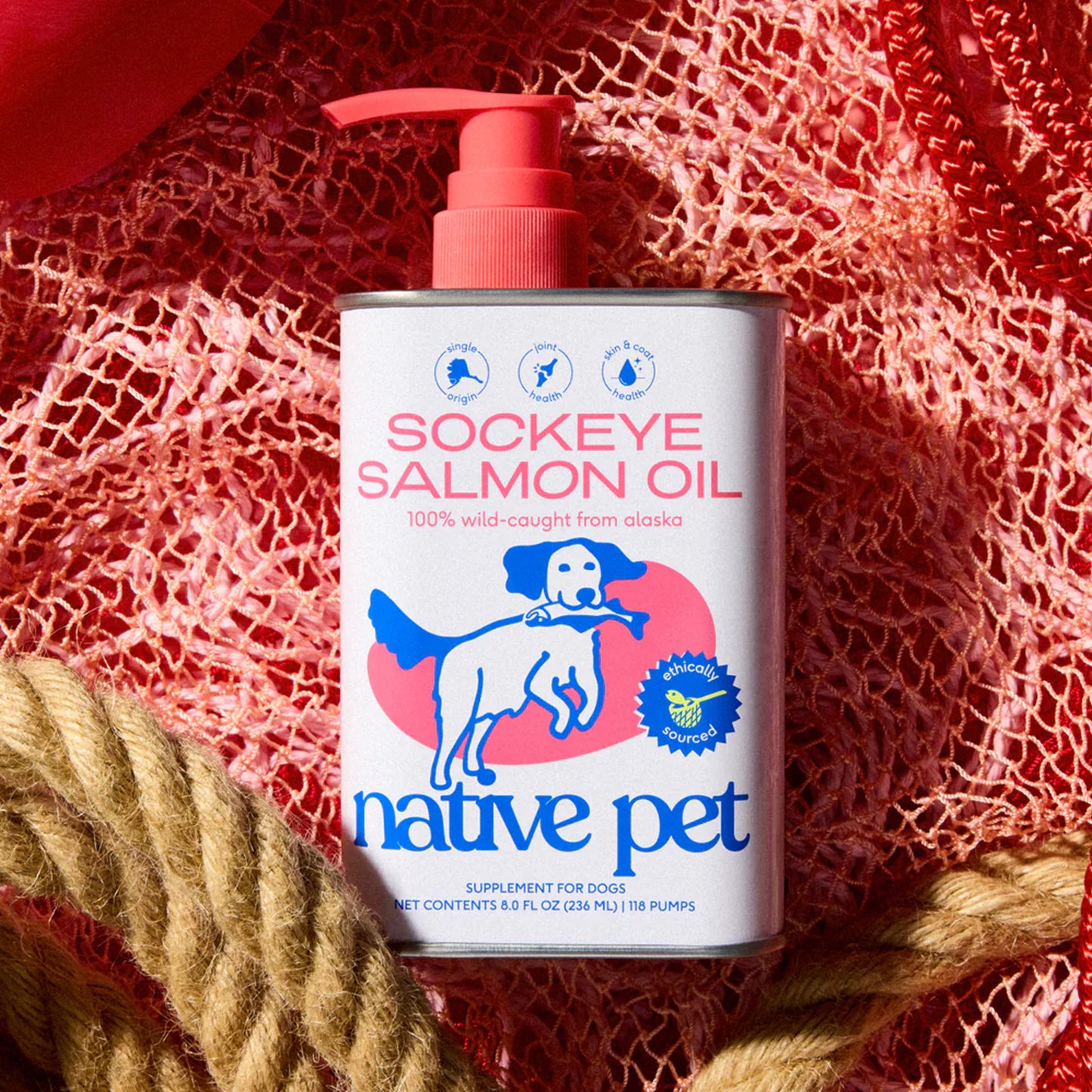 Aceite de Salmón Rojo de Alaska