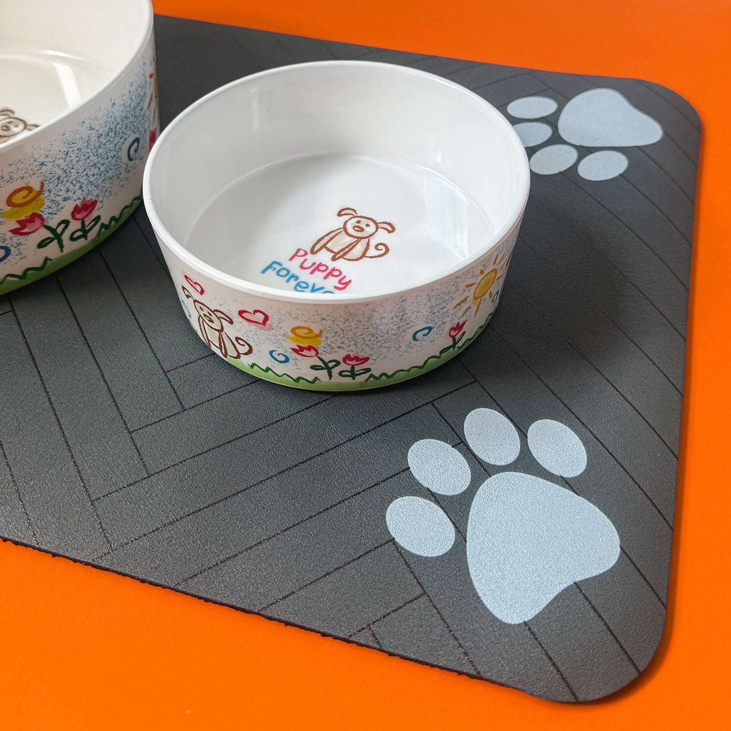 Tapete absorbente para tazones